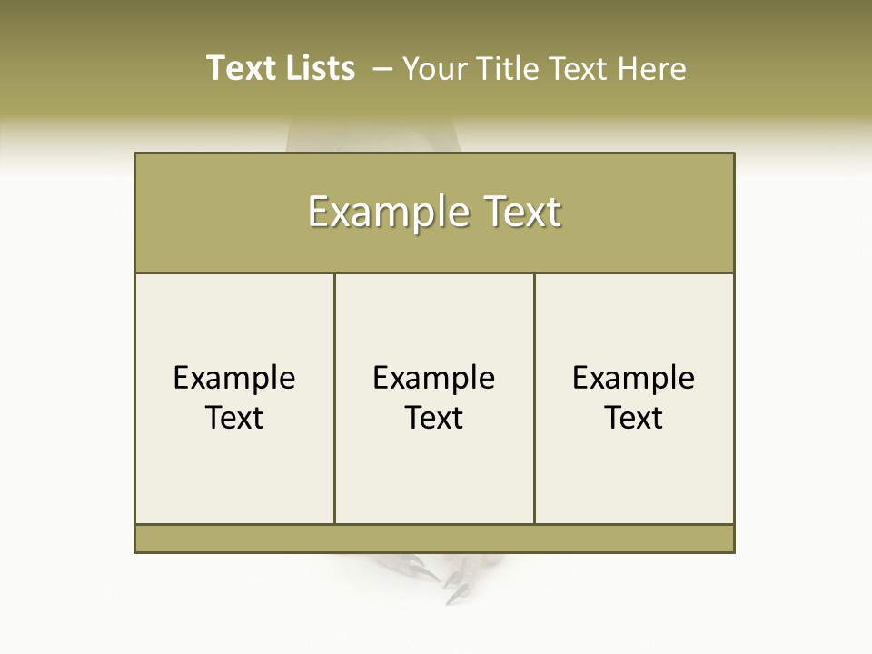 Animal Bird Green PowerPoint Template