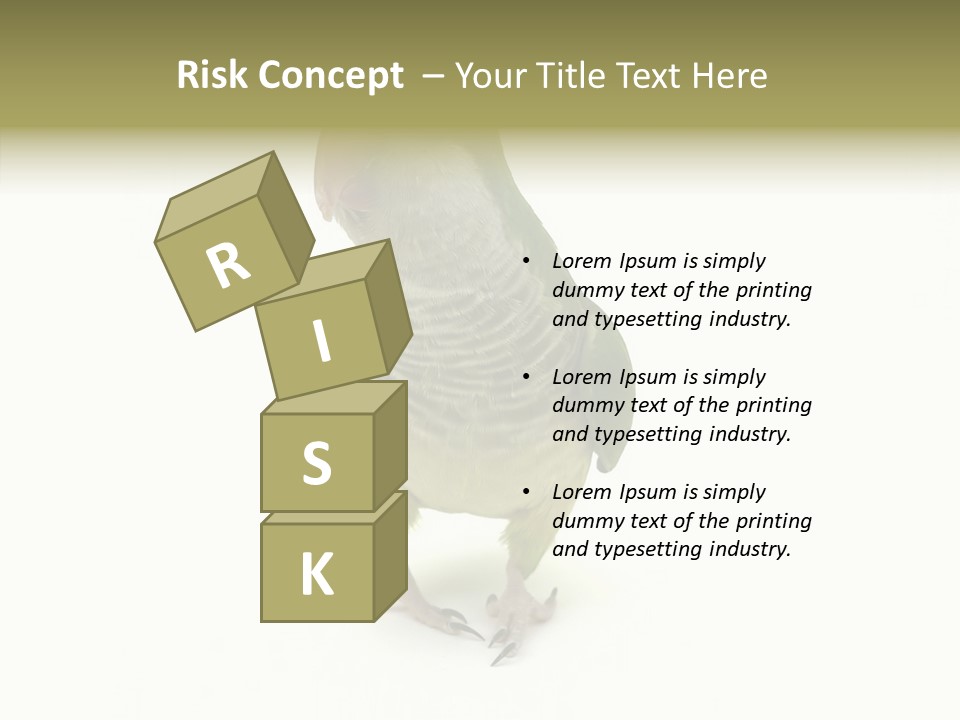 Animal Bird Green PowerPoint Template