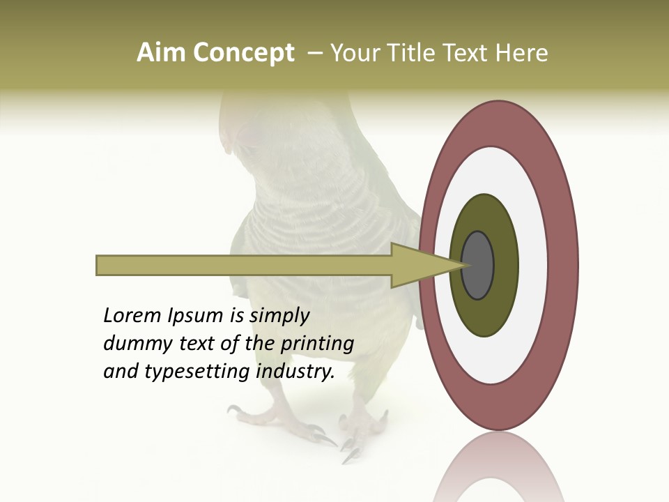 Animal Bird Green PowerPoint Template