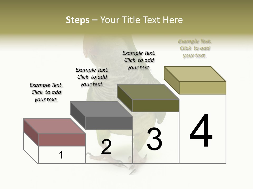 Animal Bird Green PowerPoint Template