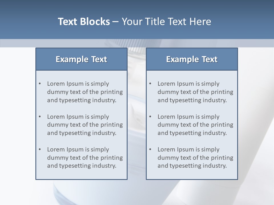 Still Mask Suntan PowerPoint Template