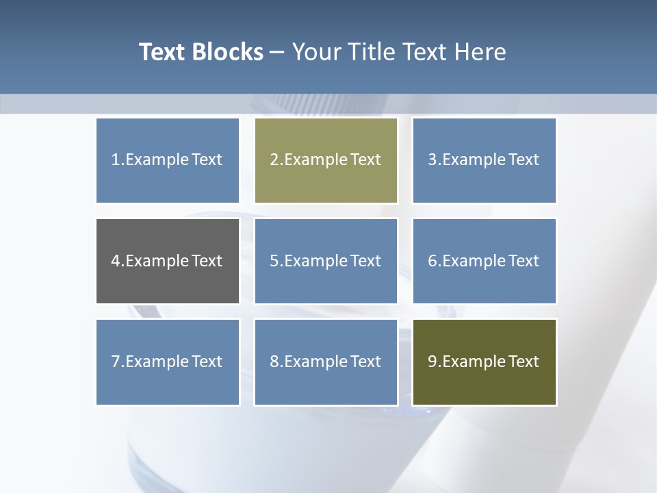 Still Mask Suntan PowerPoint Template
