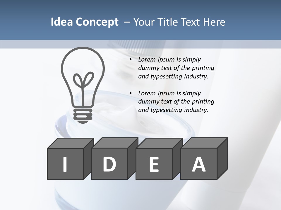 Still Mask Suntan PowerPoint Template