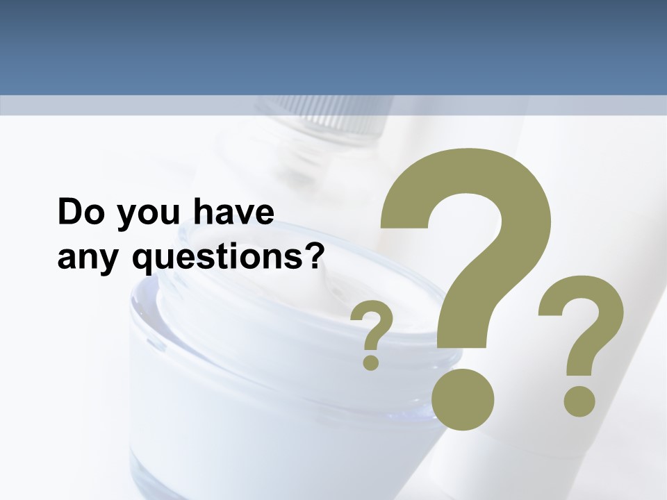 Still Mask Suntan PowerPoint Template