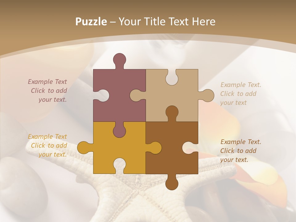 Stones Essences Orchid PowerPoint Template