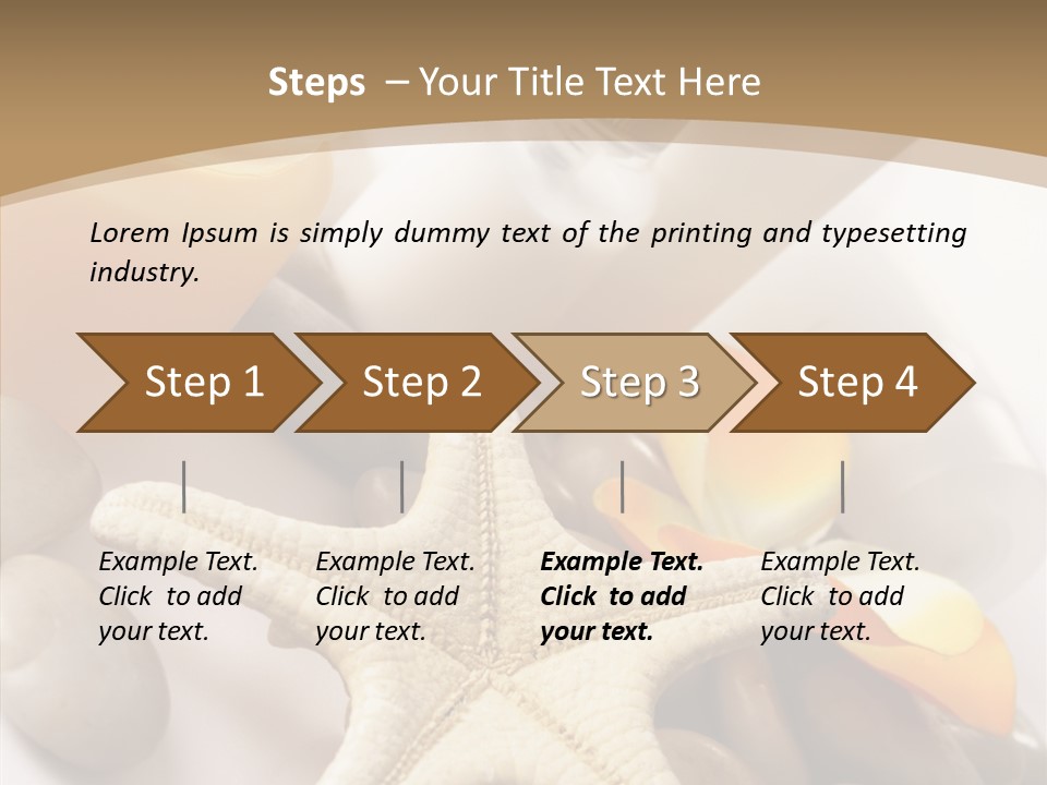 Stones Essences Orchid PowerPoint Template