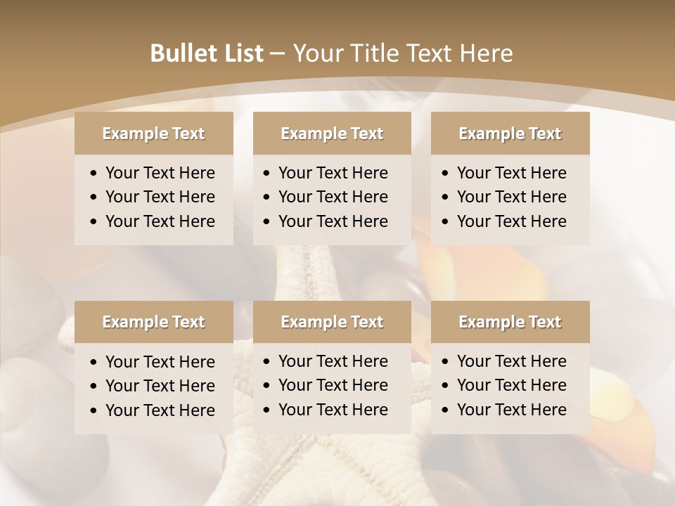 Stones Essences Orchid PowerPoint Template