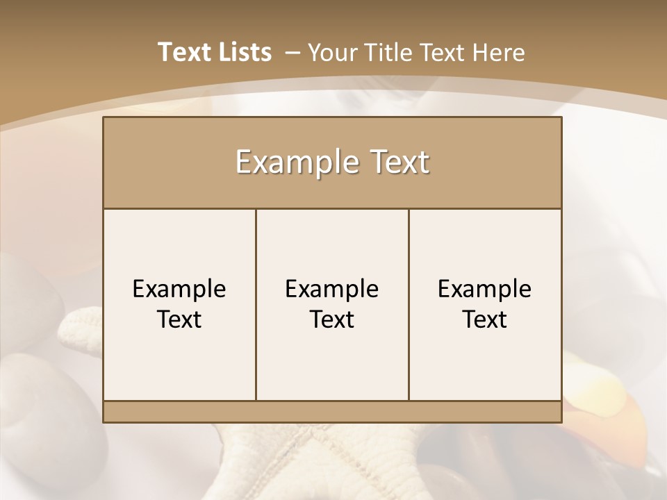 Stones Essences Orchid PowerPoint Template