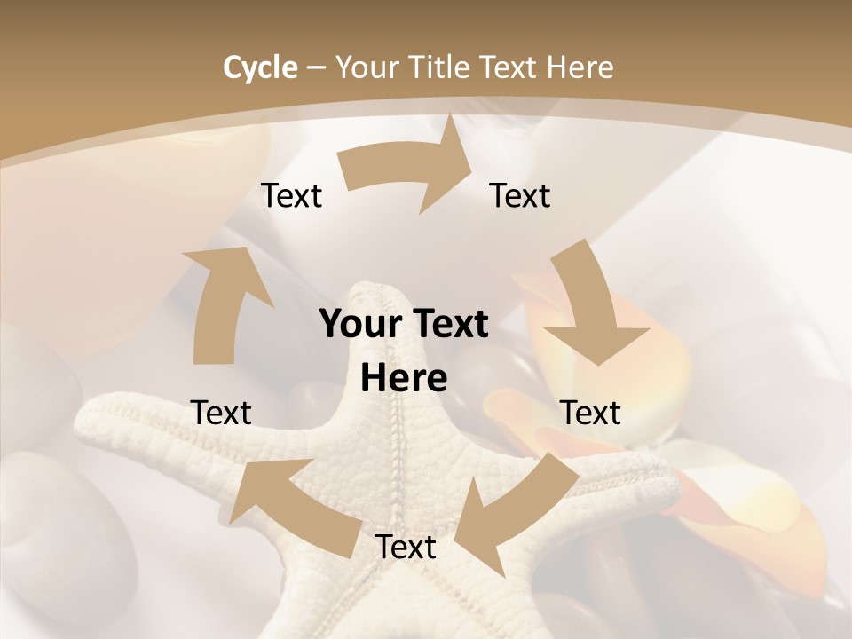 Stones Essences Orchid PowerPoint Template