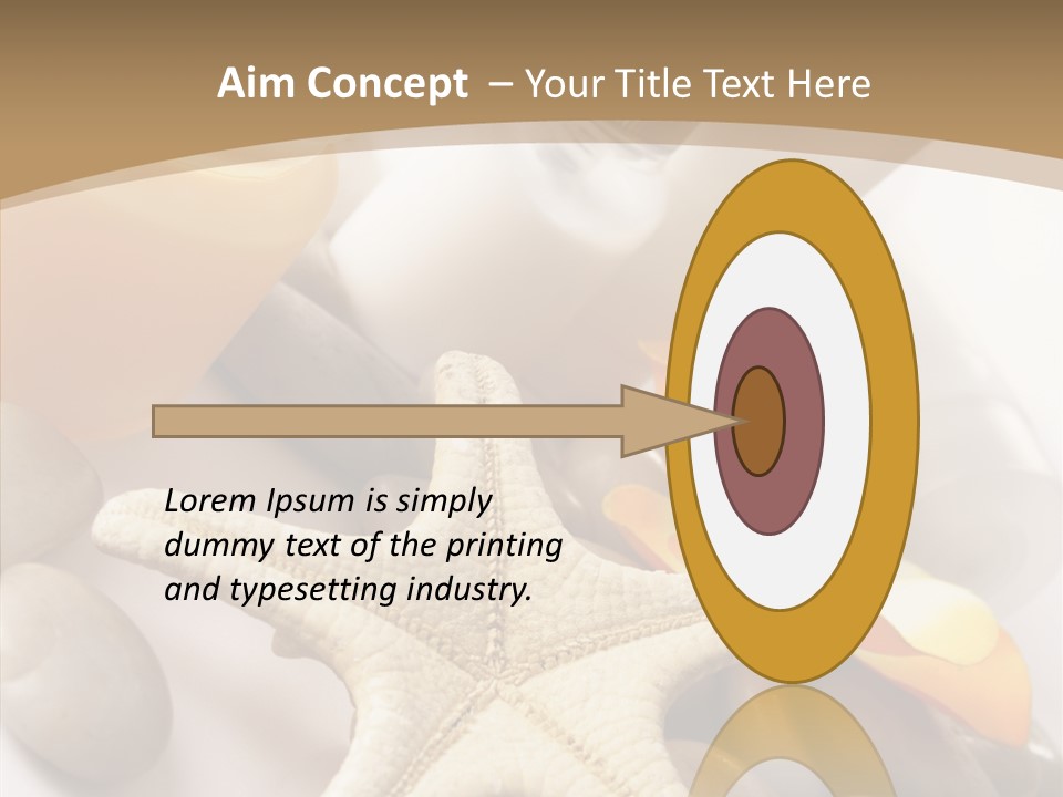 Stones Essences Orchid PowerPoint Template