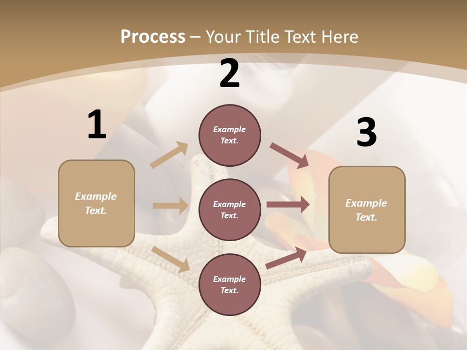 Stones Essences Orchid PowerPoint Template