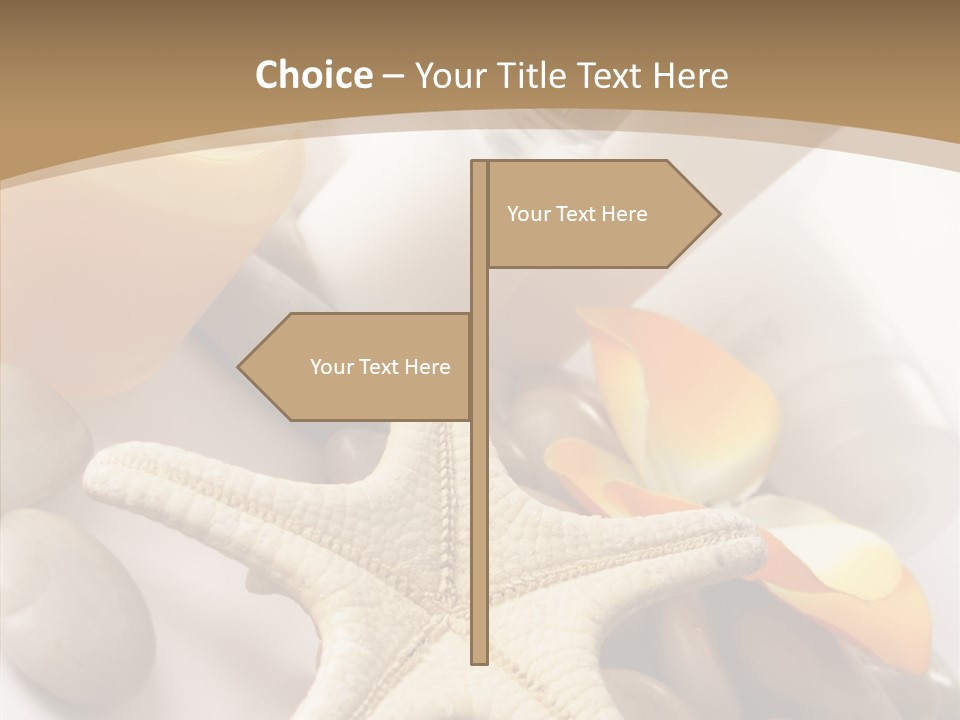 Stones Essences Orchid PowerPoint Template