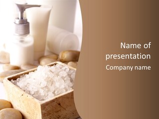 Massage Lotion Moisturizer PowerPoint Template