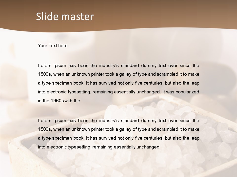 Massage Lotion Moisturizer PowerPoint Template