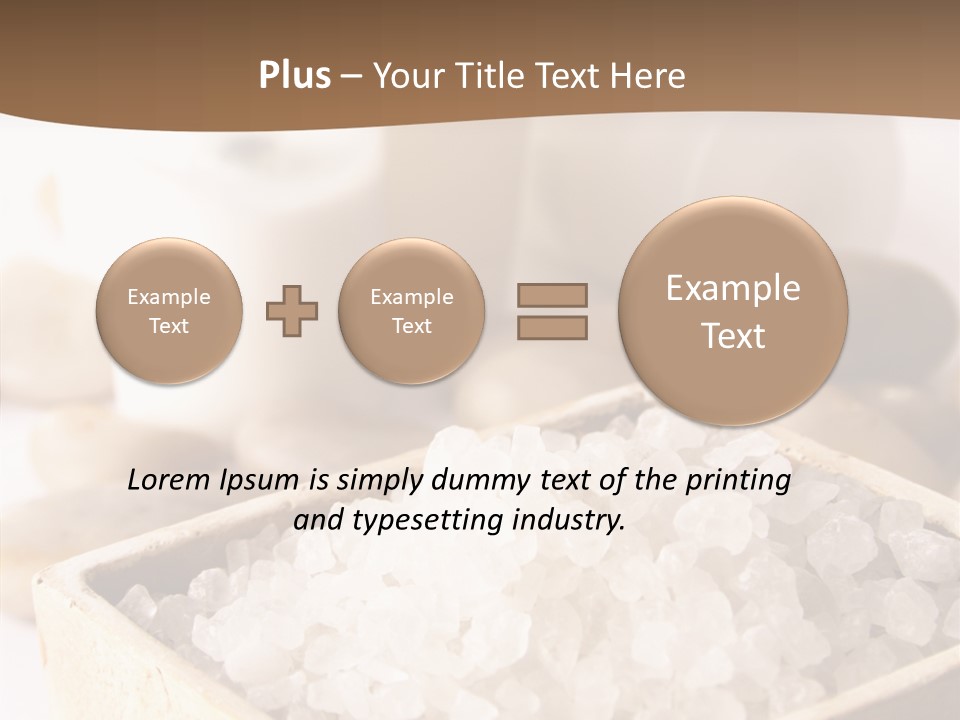 Massage Lotion Moisturizer PowerPoint Template