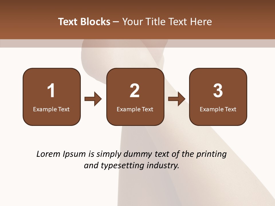 Body Refreshment Female PowerPoint Template