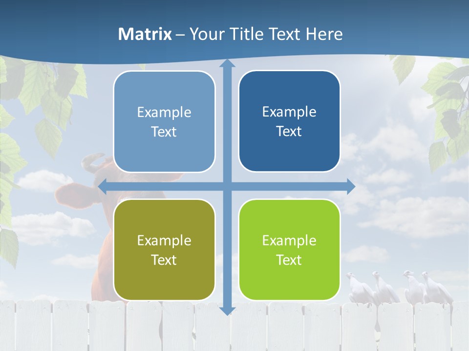 Fence Graze Nobody PowerPoint Template