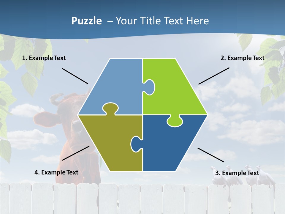 Fence Graze Nobody PowerPoint Template