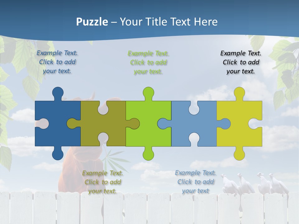 Fence Graze Nobody PowerPoint Template