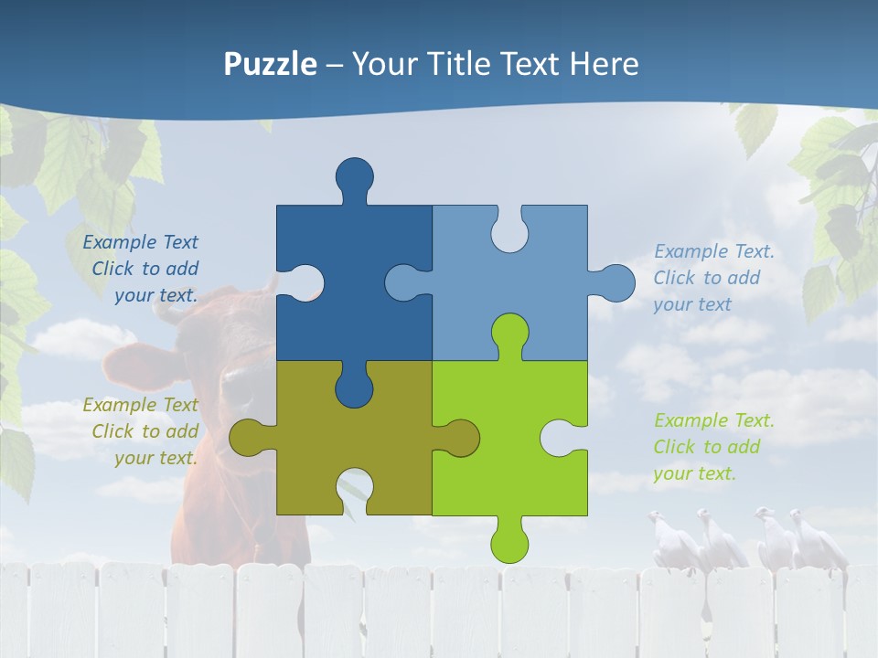 Fence Graze Nobody PowerPoint Template