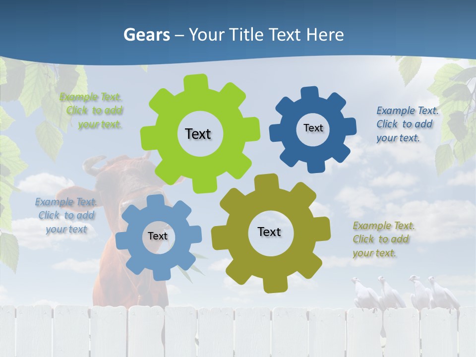 Fence Graze Nobody PowerPoint Template