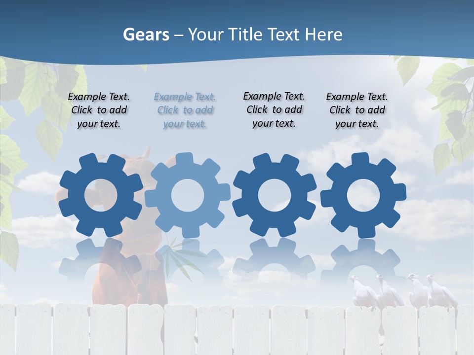 Fence Graze Nobody PowerPoint Template