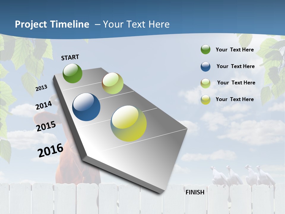 Fence Graze Nobody PowerPoint Template