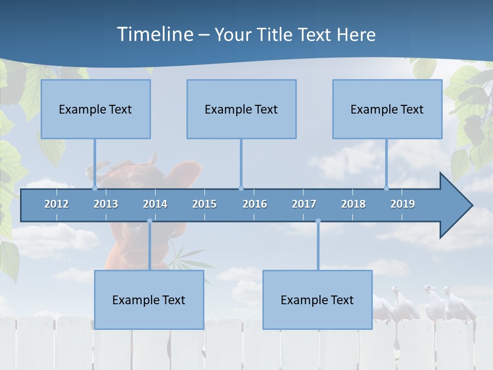 Fence Graze Nobody PowerPoint Template
