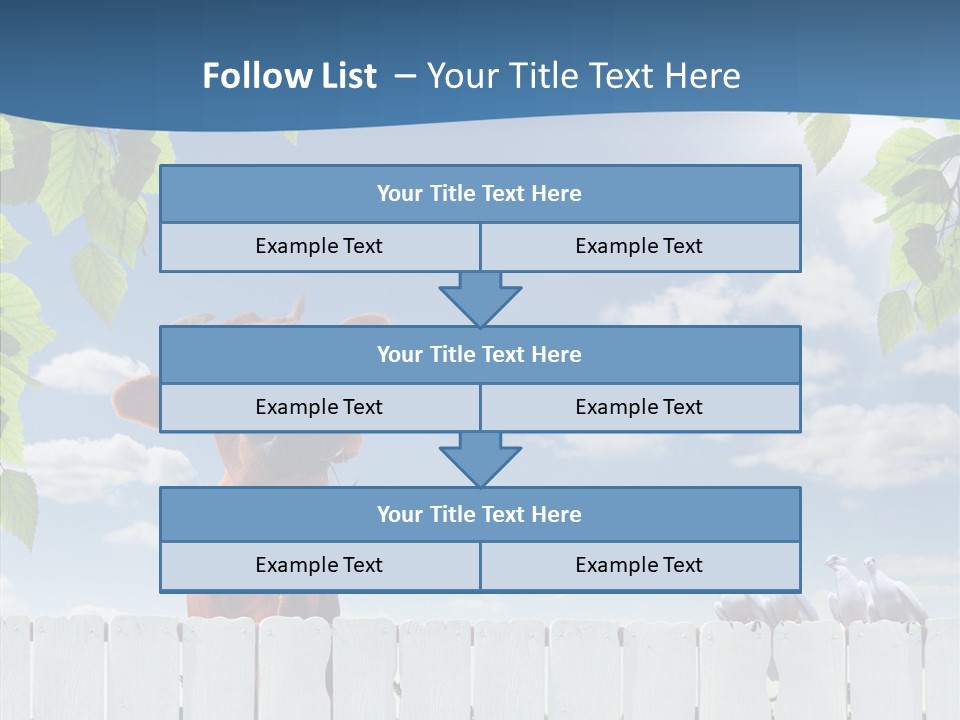 Fence Graze Nobody PowerPoint Template