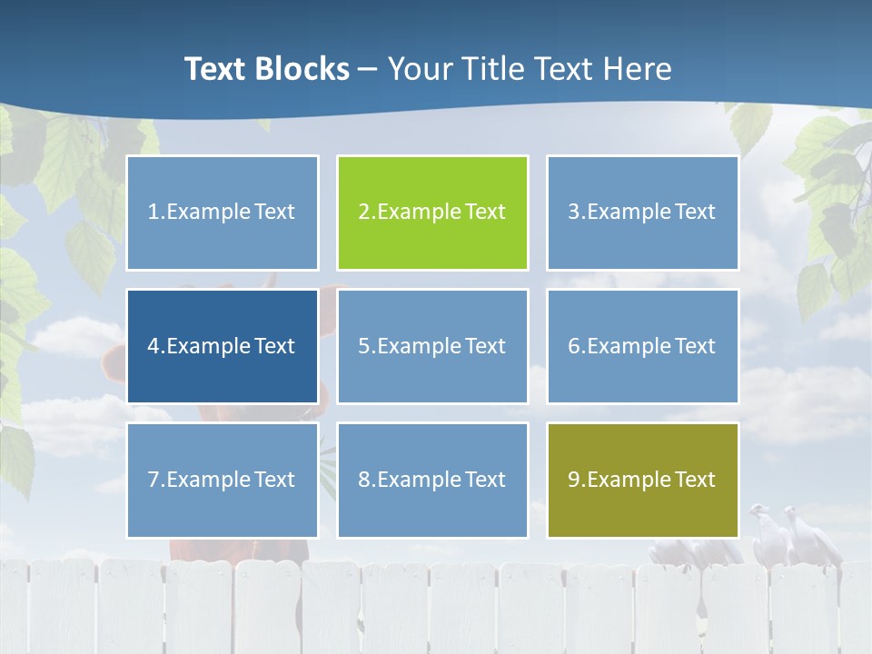 Fence Graze Nobody PowerPoint Template