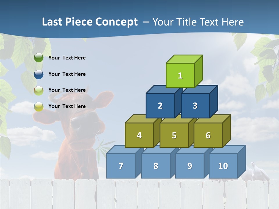 Fence Graze Nobody PowerPoint Template