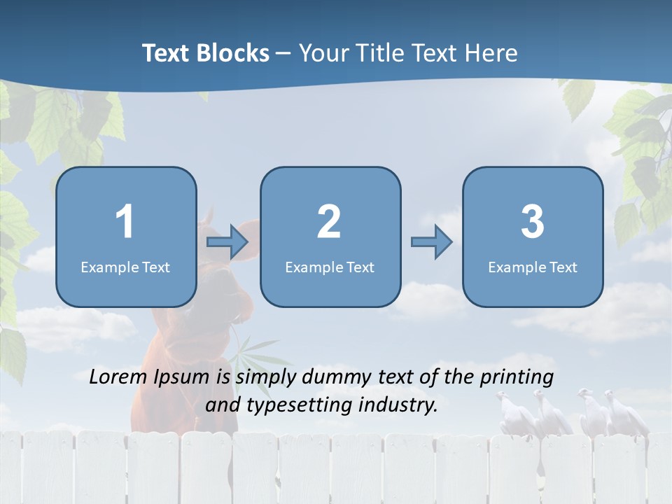 Fence Graze Nobody PowerPoint Template
