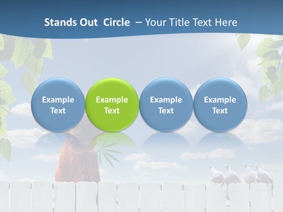 Fence Graze Nobody PowerPoint Template