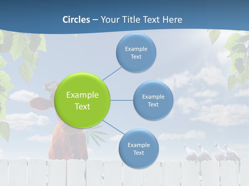 Fence Graze Nobody PowerPoint Template