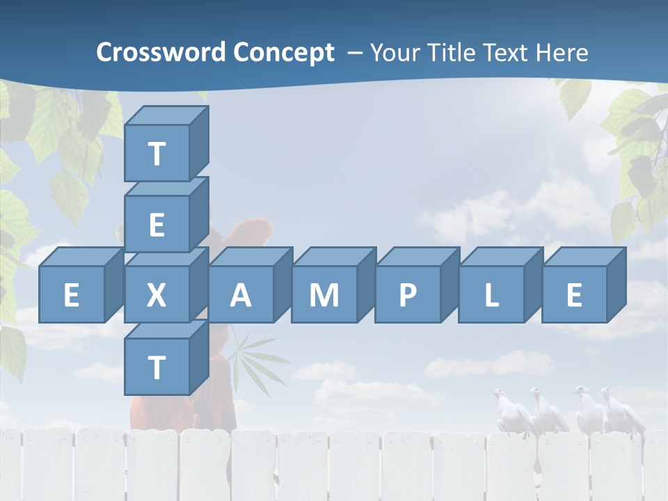 Fence Graze Nobody PowerPoint Template