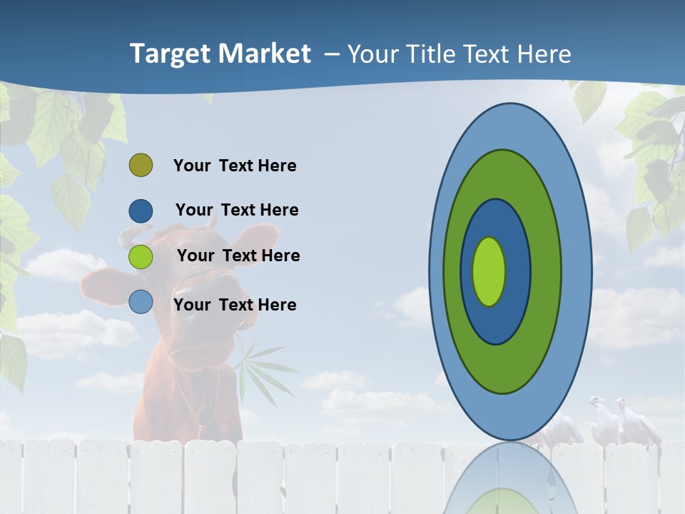 Fence Graze Nobody PowerPoint Template