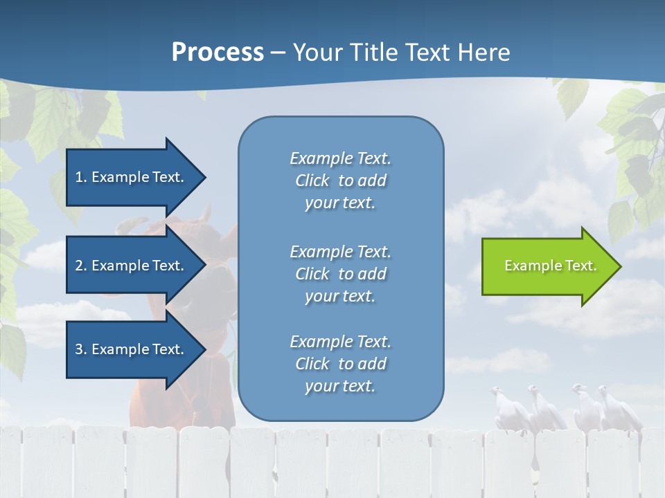 Fence Graze Nobody PowerPoint Template
