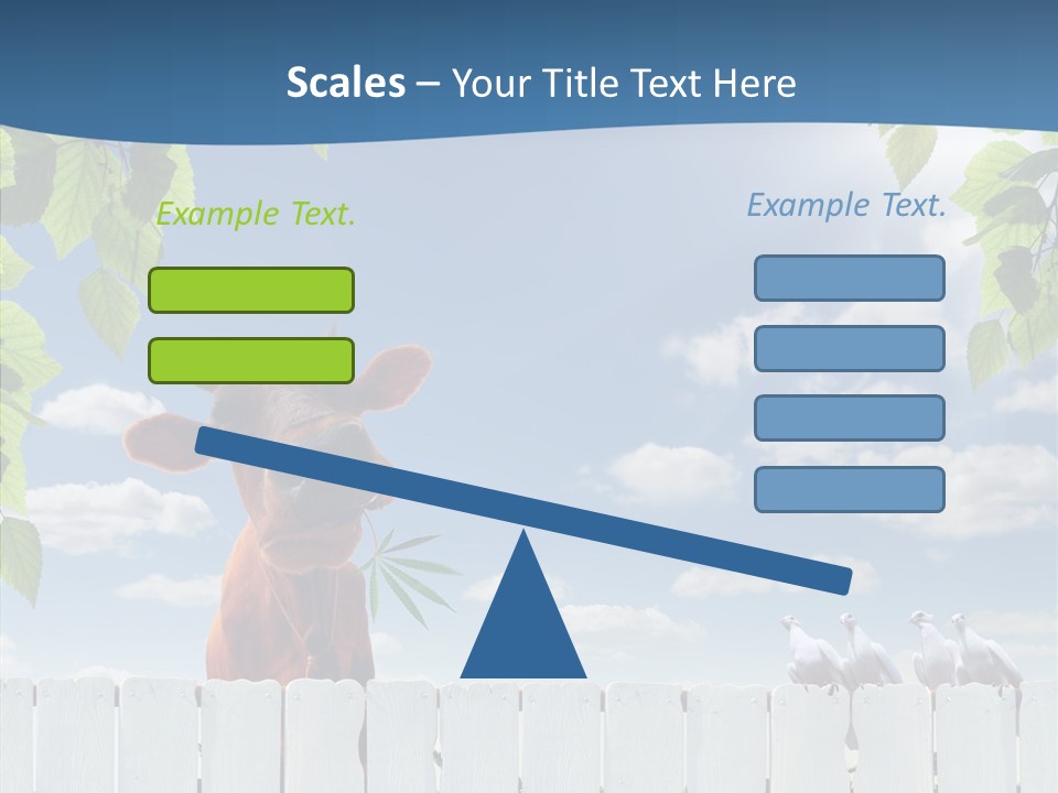 Fence Graze Nobody PowerPoint Template
