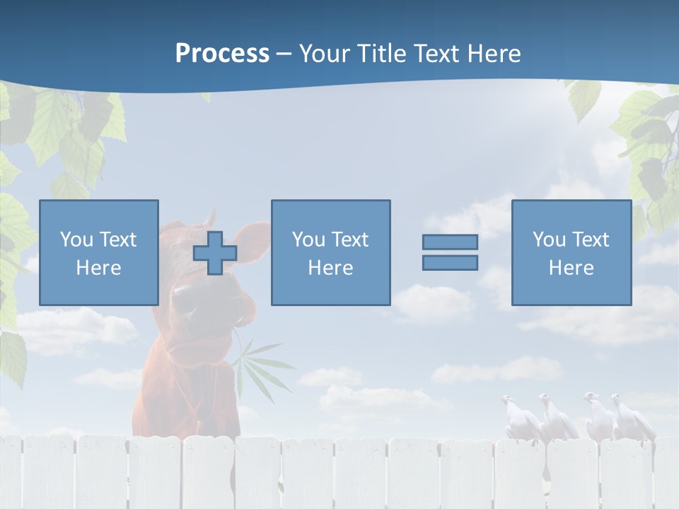 Fence Graze Nobody PowerPoint Template