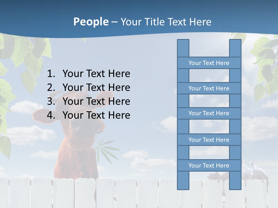 Fence Graze Nobody PowerPoint Template