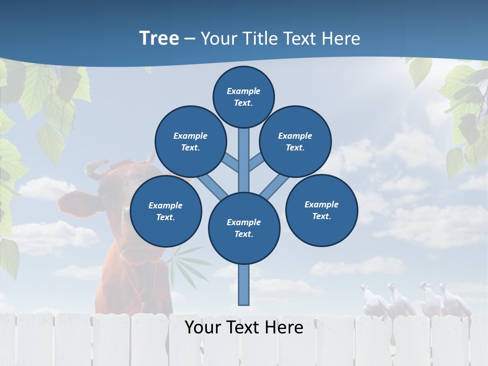 Fence Graze Nobody PowerPoint Template