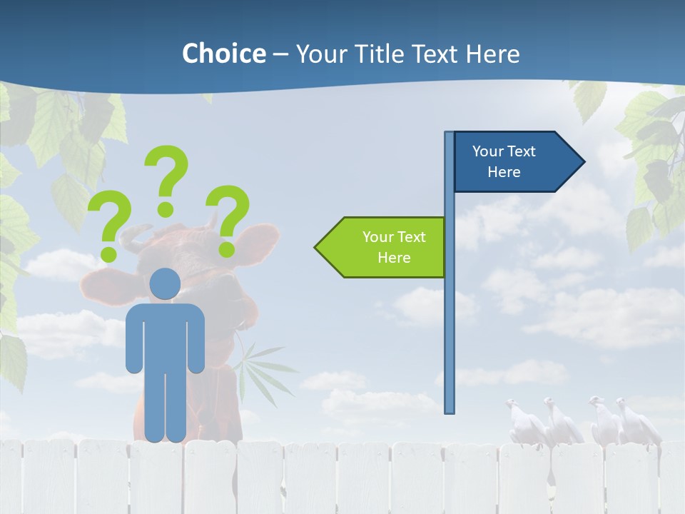 Fence Graze Nobody PowerPoint Template