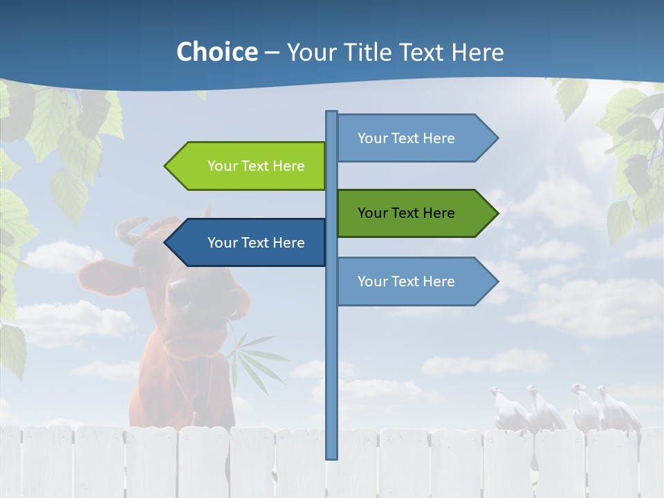 Fence Graze Nobody PowerPoint Template
