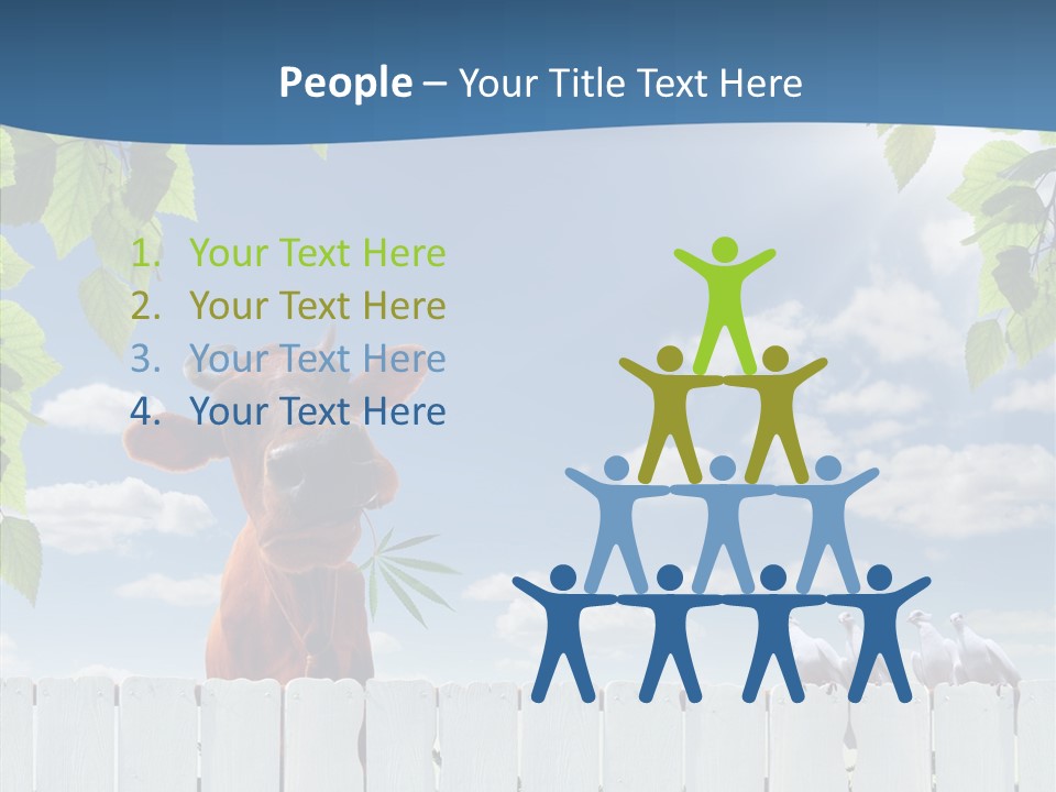 Fence Graze Nobody PowerPoint Template