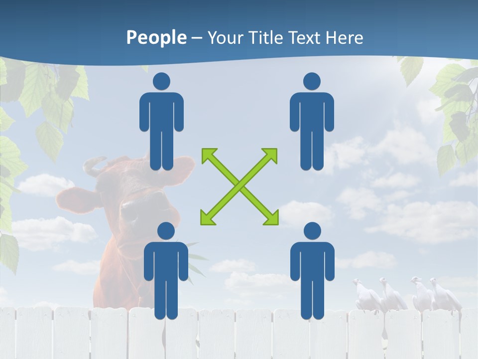 Fence Graze Nobody PowerPoint Template