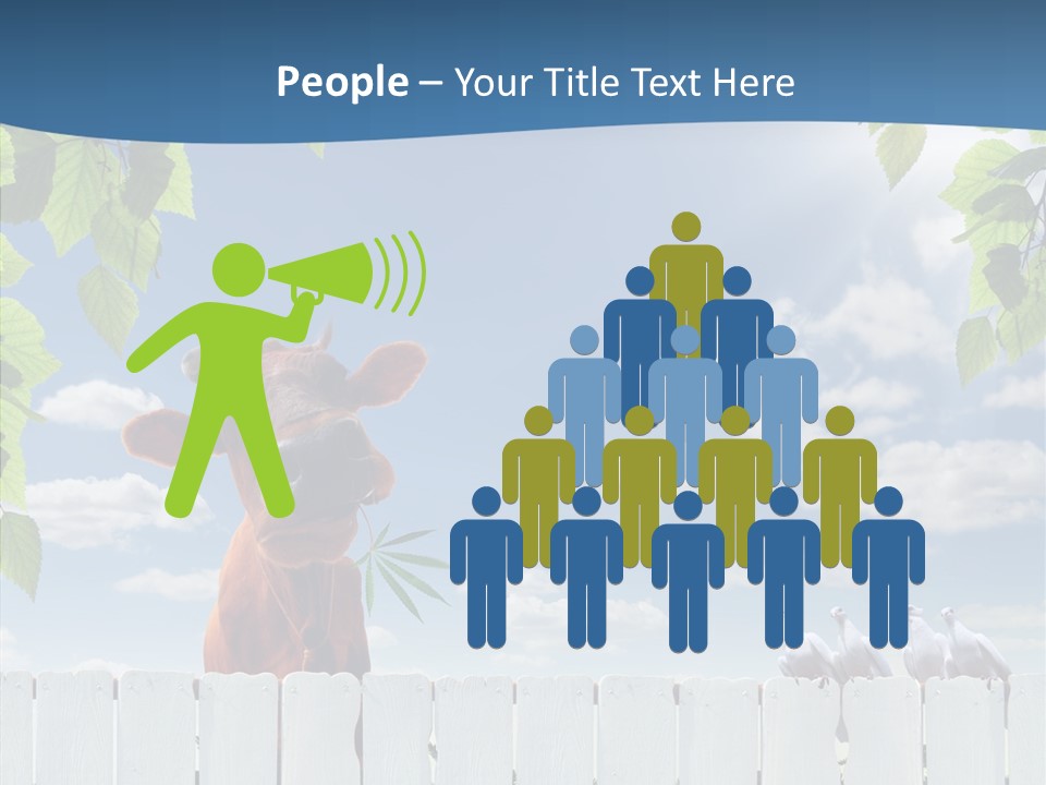 Fence Graze Nobody PowerPoint Template