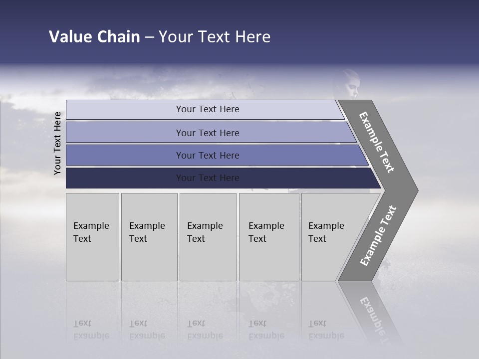 Drop Girl Moon PowerPoint Template