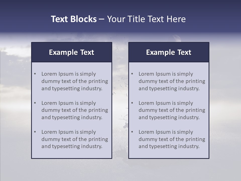 Drop Girl Moon PowerPoint Template
