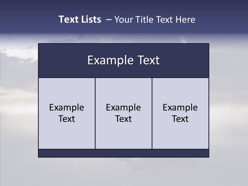 Drop Girl Moon PowerPoint Template