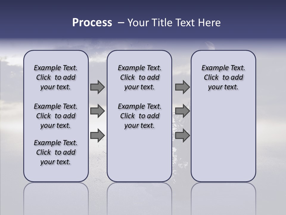 Drop Girl Moon PowerPoint Template
